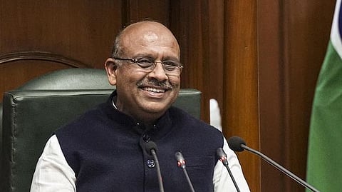 Delhi Assembly Speaker Vijender Gupta.