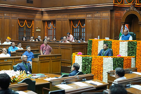 Chief Minister Rekha Gupta on Tuesday presented a Rs 1 lakh crore budget for the financial year 2025-26, unveiling a vision for a well-connected and progressive Delhi. 
