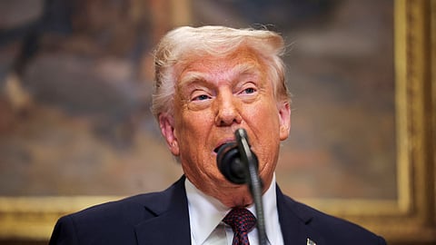 US President Donald Trump 