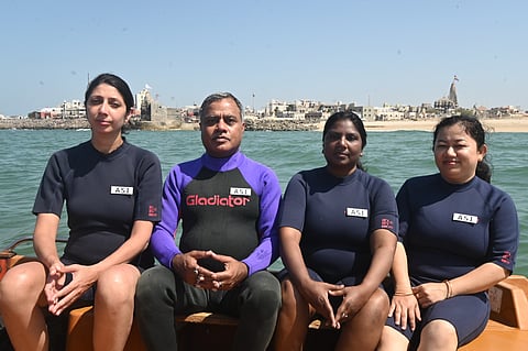 The five-member ASI team 