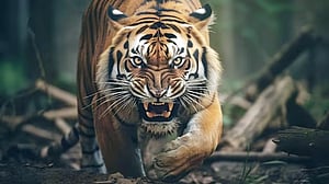 High alert in Kataram after villagers escape tiger attack