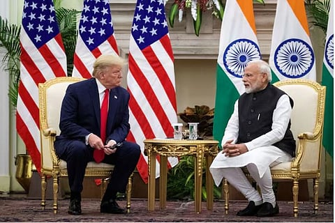 U.S President Donald Trump and Indian Prime Minister Narendra Modi