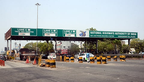 Vehicles passing through Vanagaram Toll Plaza in Chennai. Image used for representational purposes only.