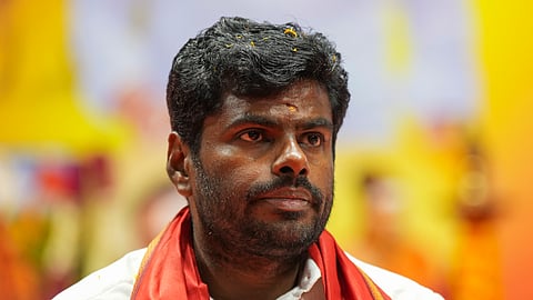 Tamil Nadu BJP state president K Annamalai. Will he be moved or not? That is the big question engaging political observers these days.