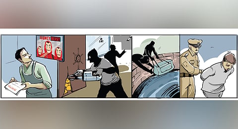 Mastermind takes inspiration from ‘Money Heist’,Gang uses gas cutters to steal gold,Hides the gold in a well in Madurai,All 6 arrested after 5 months -Mandar Pardikar