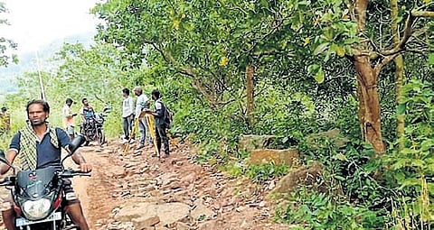Tribals struggling without roads in interior villages of ASR Agency