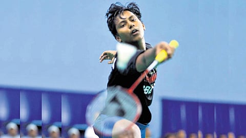 Sk Numair, 18-year-old badminton player.