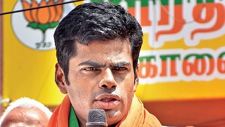 BJP state president K Annamalai.