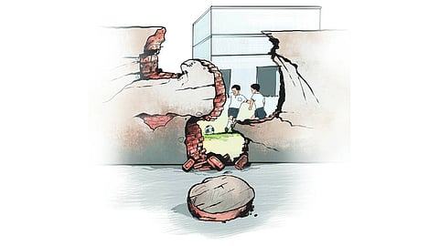 The issue came to light after videos of the children went viral on social media.