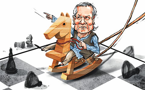 Yunus chokes the chicken's neck in Beijing  