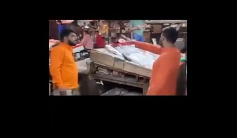 A video that captured a member of the saffron brigade making a case before the shopkeepers for the shutdown, citing the temple's closeness, made rounds on social media. 
