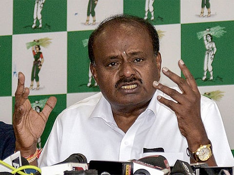 Union minister HD Kumaraswamy on Tuesday slammed senior Congress leader Basavaraj Rayareddy, accusing him of a volte-face on corruption.