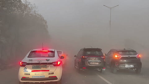 Delhi's air quality showed a slight improvement, shifting from the 'poor' to the 'moderate' category, with an AQI of 164 at 4 pm
