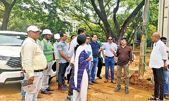 Under the comprehensive upgradation plan, the entire industrial area is being renovated with construction of separate storm water channels to prevent waterlogging.