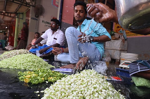  In Tenkasi, the price shot up to Rs 6,500 per kg from last week's price of Rs 500.