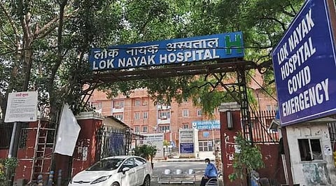 Lok Nayak Hospital in Delhi. 