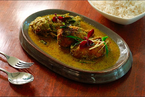 Mango fish curry