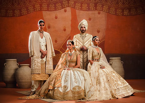House of Masaba Bridal collection at the Mehrauli store