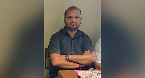 Manish was shot by terrorists in front of his wife and two children during a family trip to J&K. 