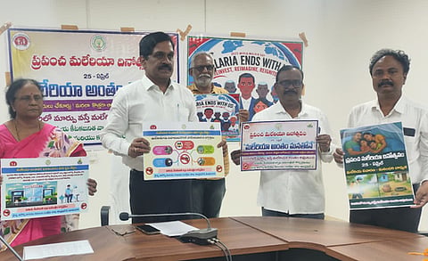 Principal Secretary  MT Krishna Babu directed the officials to reduce the number of malaria cases.