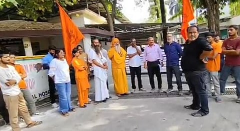 In a video that went viral on social media, Hindu Raksha Dal workers can be heard issuing threats to identify and physically assault Kashmiri Muslim students in Uttarakhand.
