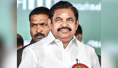 AIADMK general secretary Edappadi K Palaniswami 