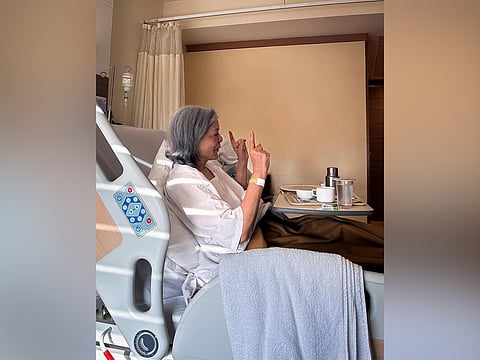 "Feeling inspired to continue storytelling": Zeenat Aman shares her health update from 'recovery room'