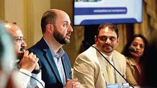 Experts discuss tech solutions during the CXO Roundtable on Saturday.