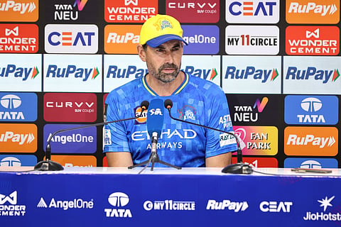 Chennai Super Kings head coach Stephen Fleming 