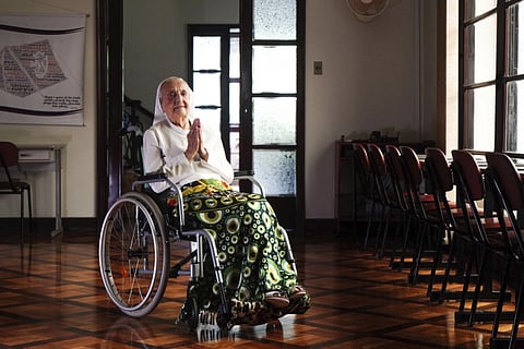 For her 110th birthday, she received a blessing from Pope Francis, who himself died last Monday aged 88.