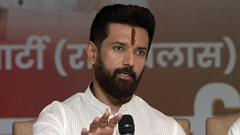 Union minister and LJP  chief Chirag Paswan.