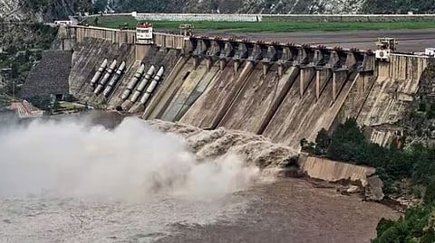 Baglihar Dam on the Chenab River.