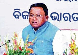CM Mohan Charan Majhi addressing the workshop 