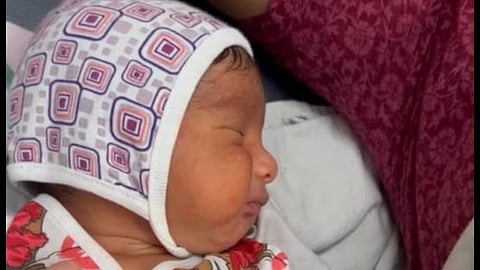 A baby named 'Sindoor' in Rajasthan.