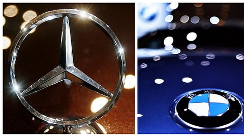  Mercedes-Benz, BMW logos