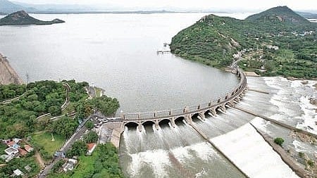 As of Sunday, the dam is holding 81,983 million cubic feet (mcft) of water, which is 87.71% of its full capacity of 93,470 mcft. 