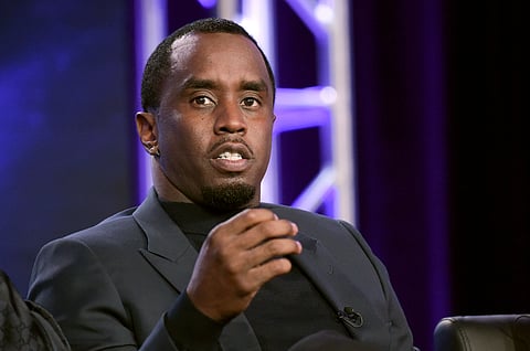 Sean 'Diddy' Combs participates in "The Four" panel during the FOX Television Critics Association Winter Press Tour in Pasadena, Calif., Jan. 4, 2018. 