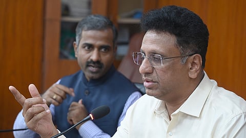 Higher Education Minister MC Sudhakar 