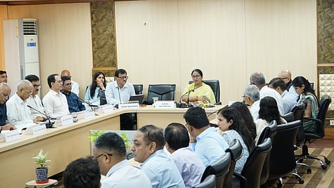 CM Rekha Gupta chairs high-level meeting with heads of different departments. 