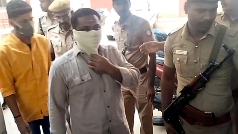 Accused persons in Pollachi sexual assault case being produced in a court, in Coimbatore, Tuesday, May 13, 2025. 