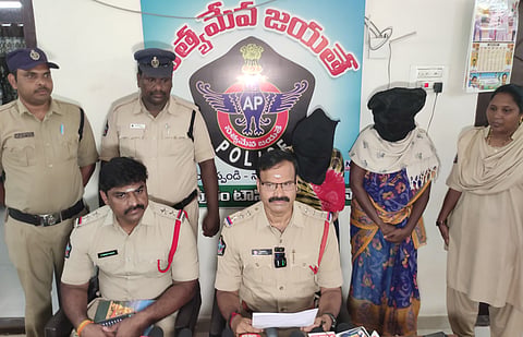 Murder case busted in Pithapuram; infant's mother and grandmother were arrested. 