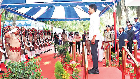 Dy CM Udhaya at the 11th National Conference for Women in Police