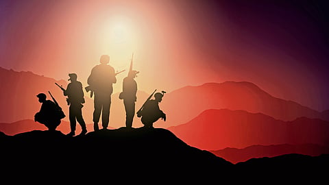 Soldiers we pass by every day