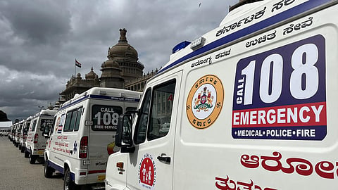 On Monday, which is observed as Ambulance Pilot Day, three pilots of the 108 ambulance service, Manikandavasagam, Dinesh, and Ravikumar, were honoured.