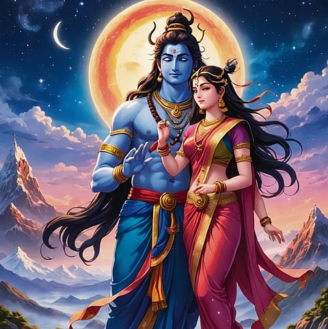 The curious marriage of Shiva and Parvati