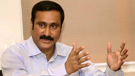 PMK president Dr Anbumani Ramadoss.