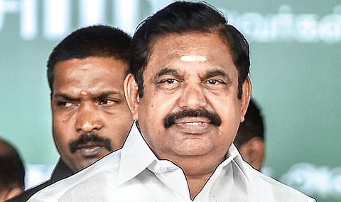  AIADMK general secretary Edappadi K Palaniswami