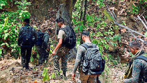 The gunfight broke out in the dense forested Abhujmad region following a large-scale anti-Naxal operation launched by the state police, officials said.