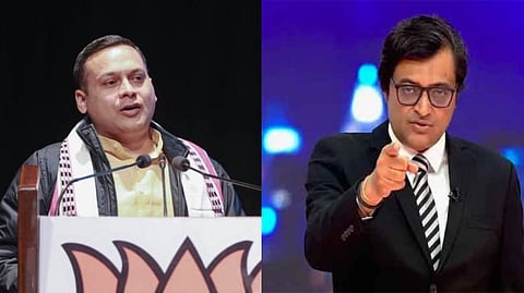  BJP IT Cell chief Amit Malviya, Republic TV Editor-in-Chief Arnab Goswami.