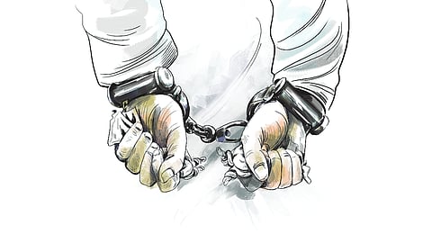 The SIT seized six boxes of heroin concealed in soap cases from their possession. 
